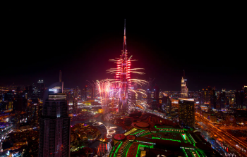 حفلات رأس السنة في الامارات