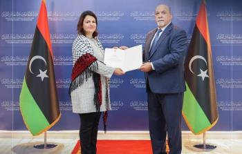 وزيرة الخارجية الليبية ومحمد الرحال