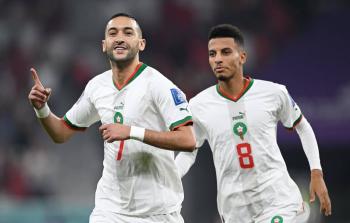 حكيم رياش لاعب منتخب المغرب المشارك في كأس العالم 2022