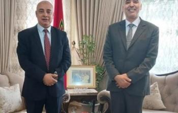 رئيس جمعية رجال الأعمال بغزة يلتقي بسفير المملكة المغربية في فلسطين