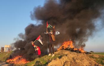 بدء فعاليات الشباب الثائر على حدود غزة