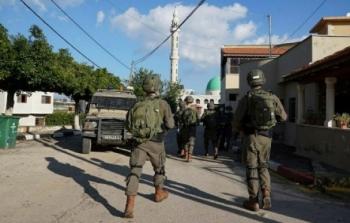 قوات الاحتلال الاسرائيلي في بلدة يعبد
