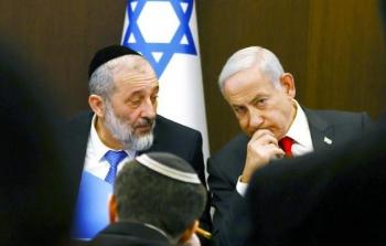 رئيس الحكومة الإسرائيلية نتنياهو مع درعي