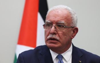 وزير الخارجية الفلسطينية رياض المالكي