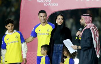 حفل استقبال رونالدو في نادي النصر السعودي