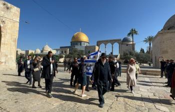 رفع العلم الإسرائيلي في باحات المسجد الأقصى