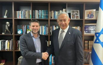 رئيس الوزراء الإسرائيلي نتنياهو مع وزير المالية سموتريتش