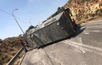 انقلاب مركبة عسكرية