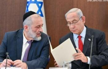 زعيم حزب شاس درعي مع رئيس الوزراء الإسرائيلي نتنياهو