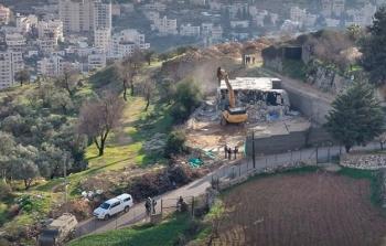 قوات الاحتلال الإسرائيلي تهدم منازل المواطنين في الولجة وبيت جالا شمال غرب بيت لحم
