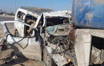 حادث سير طريق الإسماعيلية في مصر