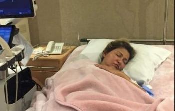 علا غانم في المستشفى بعد إصابتها بارتجاج في المخ