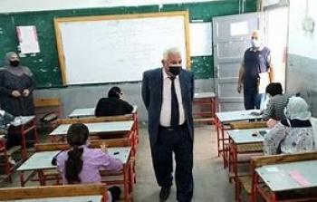 طلاب إعدادية الإسكندرية خلال تقديم الامنتحانات