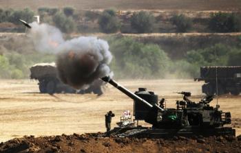 مدفعية الاحتلال الإسرائيلي على حدود غزة  - أرشيفية