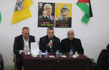 لقاء حركة فتح في غزة مع السفير حسام زملط