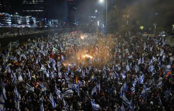 من المظاهرات والاحتجاجات الحاشدة في إسرائيل.. تصوير: 
