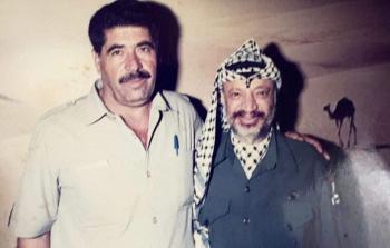 اللواء محمد محمد مسلم مع الرئيس ياسر عرفات