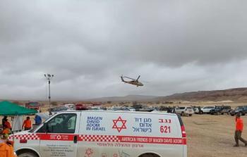 إنقاذ 26 إسرائيليا حاصرتهم الفيضانات في وادي عربة