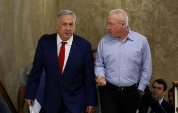 وزير الجيش الإسرائيلي غالانت مع رئيس الوزراء الإسرائيلي نتنياهو