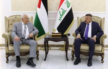 لقاء وزير الداخلية الفلسطيني مع نظيره العراقي