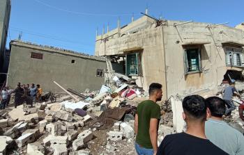قصف منزل في خان يونس