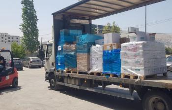 إرسال شحنة أدوية ومستهلكات طبية إلى غزة