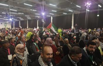 جانب من مؤتمر فلسطينيي أوروبا العشرين في السويد