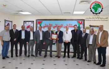 جمعية رجال الأعمال تزور المستشفى الميداني الأردني