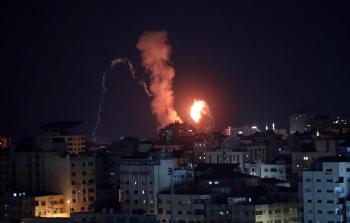 قصف غزة الآن