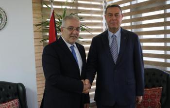 السفير دياب اللوح مع وزير النقل والمواصلات