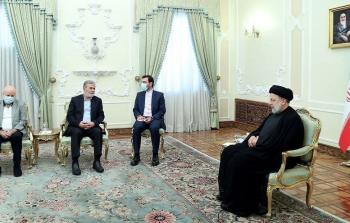 لقاء زياد النخالة بالرئيس الإيراني