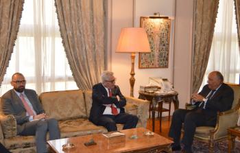 وزير خارجية مصر يستقبل وينسلاند – دعم مصري ثابت للقضية الفلسطينية