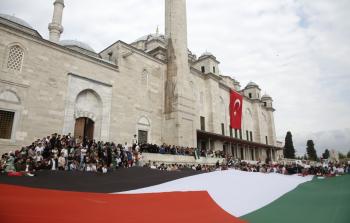 انطلاق مسيرة في إسطنبول بمناسبة الذكرى الـ 13 لسفينة 