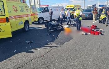 مصرع سائق دراجة نارية بحادث طرق قرب أسدود