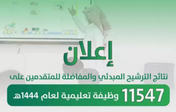 أسماء المرشحين للوظائف التعليمية 1445 السعودية - جدارات للتوظيف