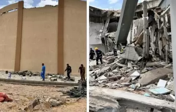 وفاة شخصين بانهيار مبنى في نجران