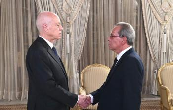 أحمد الحشاني مع الرئيس التونسي