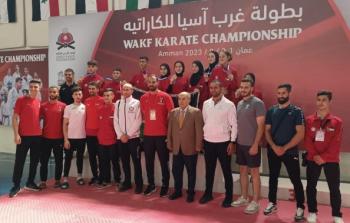 فلسطين تحصد 25 ميدالية في بطولة غرب آسيا للكاراتيه