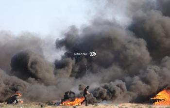 مواجهات مع الاحتلال على حدود غزة