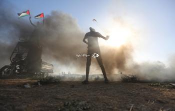 إصابات جراء قمع الاحتلال للمسيرات الحدودية شرق قطاع غزة