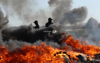 إصابتان جراء قمع الاحتلال للمسيرات الحدودية شرق قطاع غزة