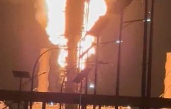 حريق مصفاة الأحمدي في الكويت