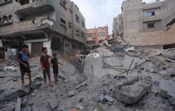 آثار القصف الإسرائيلي على غزة