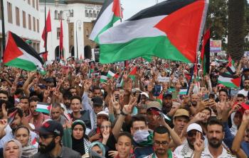 تظاهرات في المغرب نصرة لغزة