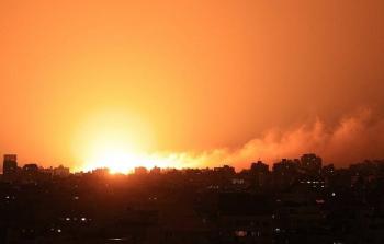 القصف الإسرائيلي على حي الكرامة