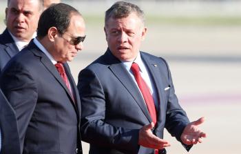 عبدالله الثاني والسيسي يحذران من تفاقم الأوضاع الإنسانية في غزة