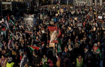 تظاهرات في عواصم أوروبية تضامنا مع غزة