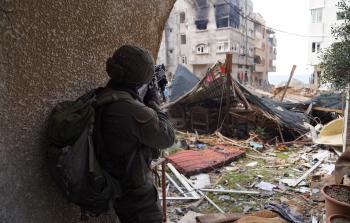 تدمير مكتب المخابرات العسكرية لحماس في غزة