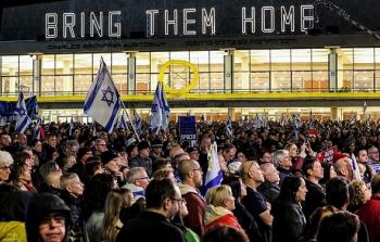 تظاهرات في إسرائيل ضد حكومة نتنياهو والمطالبة بصفقة تبادل
