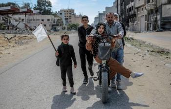 نازحون من شمال قطاع غزة - تعبيرية